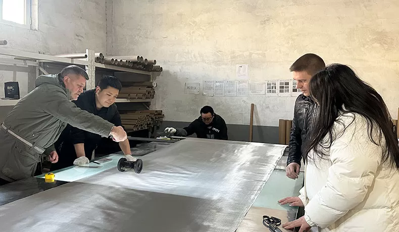 Русская проволочная сетка из нержавеющей стали для вибрационного экрана